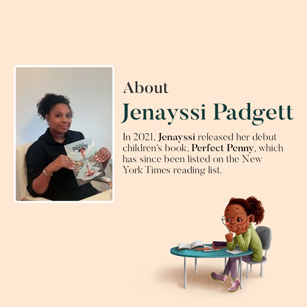 Jenayssi Padgett is a passionate educator devoted to helping children develop positive thinking skills and achieve their full potential. Jenayssi’s mission is to empower children. perfectpennyseries.com #perfectpenny #jennaysiipadget #childrenbook #author #booklaunch #newbook