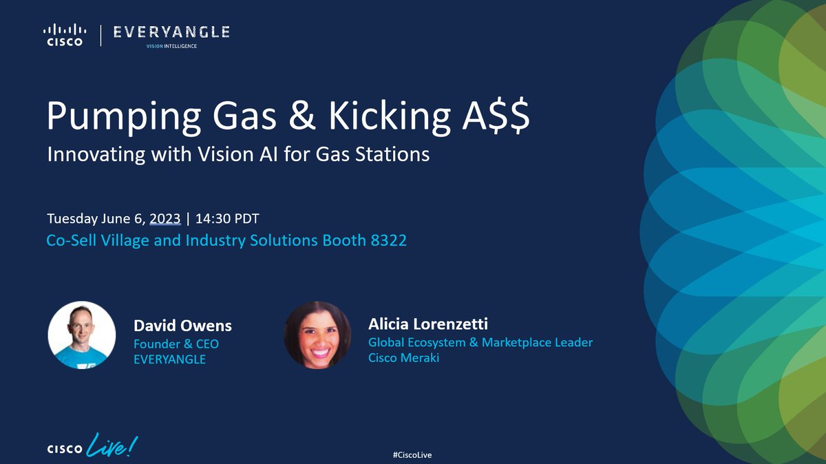 Join us today at <a href="/CiscoLive/">CiscoLive</a> at the Co-Sell Village and Industry Solutions Booth #8322 at 2:30pm PDT for 'Pumping Gas &amp; Kicking A$$: Innovating with Vision AI for Gas Stations'. We look forward to seeing you there!
#CiscoLive #VisionAI #GasStations #ComputerVision