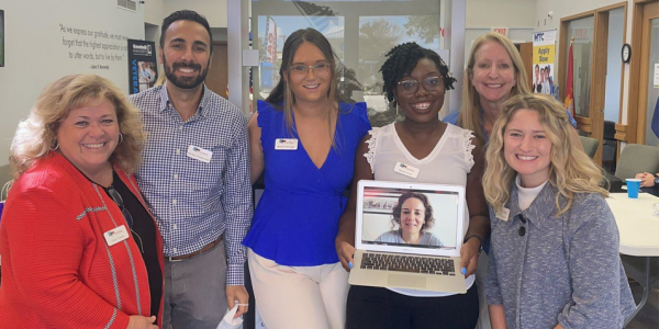 Stacy Sternberg (@tpfcommunicator) on Twitter photo .<a href="/KelAlexander_/">Kellie Alexander</a>'s joy shines when she connects w veterans for good. Kudos to <a href="/chericoryea/">Cheri coryea</a> <a href="/KlouisTpf/">KlouisTPF</a> <a href="/MMartConsult/">Maribel Martinez Consulting</a> <a href="/KstewartTPF/">Karen Stewart</a> <a href="/MichaelJZim/">Michael Zimmerman</a> <a href="/SRQCountyGov/">Sarasota County Government</a> <a href="/GoodwillFL/">Goodwill Manasota</a> <a href="/CareerSourceSC/">CareerSource Suncoast</a> <a href="/_myWRC/">WRC Manatee-Sarasota</a> <a href="/UnidosNow/">UnidosNow</a> for changing the #DigitalAccess landscape locally
➡️thepattersonfoundation.org/blog/fellows/k… .<a href="/KelAlexander_/">Kellie Alexander</a>'s joy shines when she connects w veterans for good. Kudos to <a href="/chericoryea/">Cheri coryea</a> <a href="/KlouisTpf/">KlouisTPF</a> <a href="/MMartConsult/">Maribel Martinez Consulting</a> <a href="/KstewartTPF/">Karen Stewart</a> <a href="/MichaelJZim/">Michael Zimmerman</a> <a href="/SRQCountyGov/">Sarasota County Government</a> <a href="/GoodwillFL/">Goodwill Manasota</a> <a href="/CareerSourceSC/">CareerSource Suncoast</a> <a href="/_myWRC/">WRC Manatee-Sarasota</a> <a href="/UnidosNow/">UnidosNow</a> for changing the #DigitalAccess landscape locally
➡️thepattersonfoundation.org/blog/fellows/k…