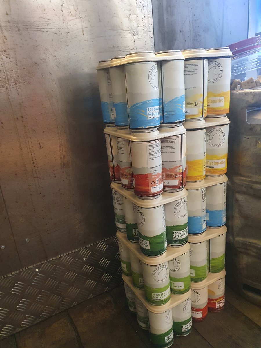 Nice delivery - by bicycle - of new beers from <a href="/Tartan_Shark/">Tartan Shark Brewery</a> that will be amongst the 40 Leith &amp; Local cans in our upcoming beer festival...alongside 15 cask and 21 keg, 10 real ciders that'll be featuring over the course of 10-18 June #leithfestival #beerfestival #micropub