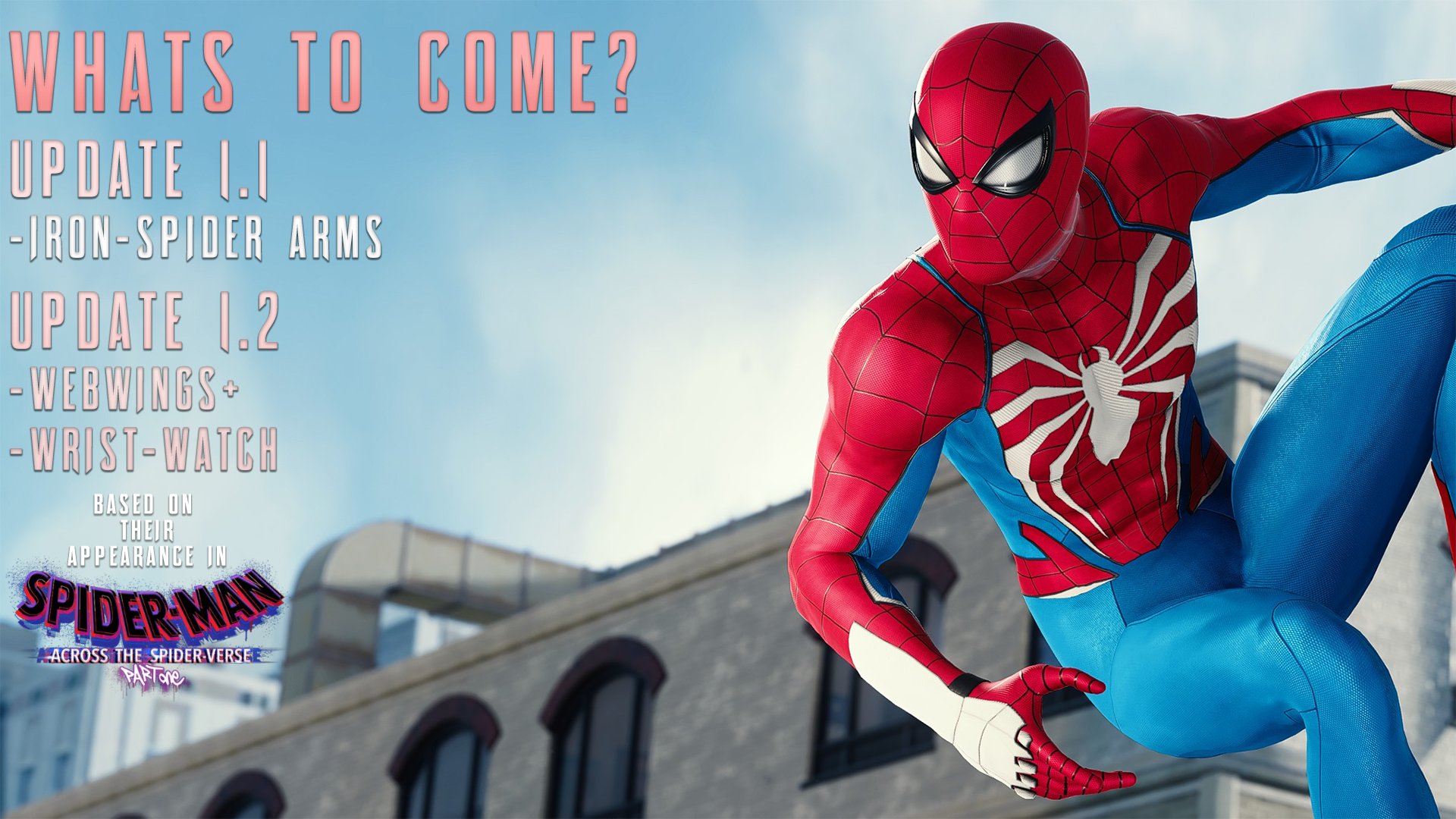 Working on the Advanced 2.0 suit as a mod for Spider-Man