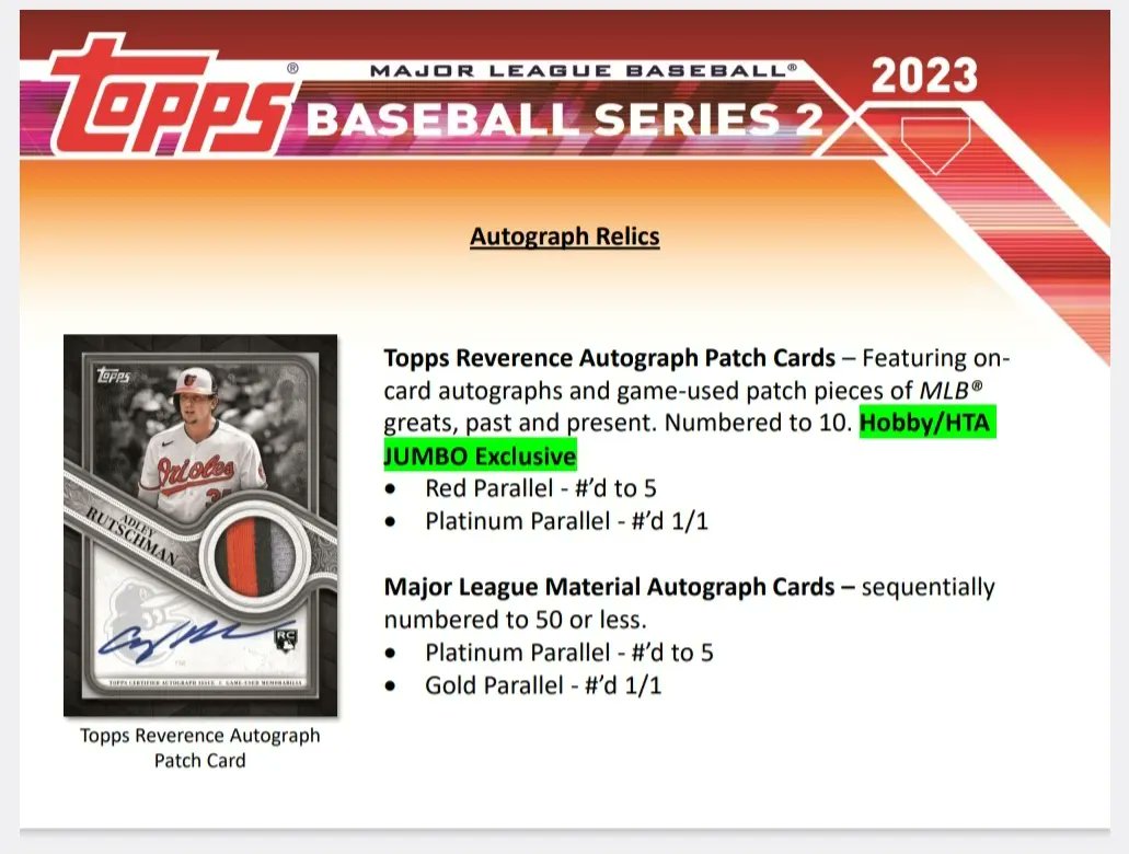 KnTSportscards's tweet image. New Release Topps 2023 Series 2 Baseball. Hobby and Jumbo #cardshopfl #cardshop #toppsseries2 #lcs #kntsportscards #newrelease