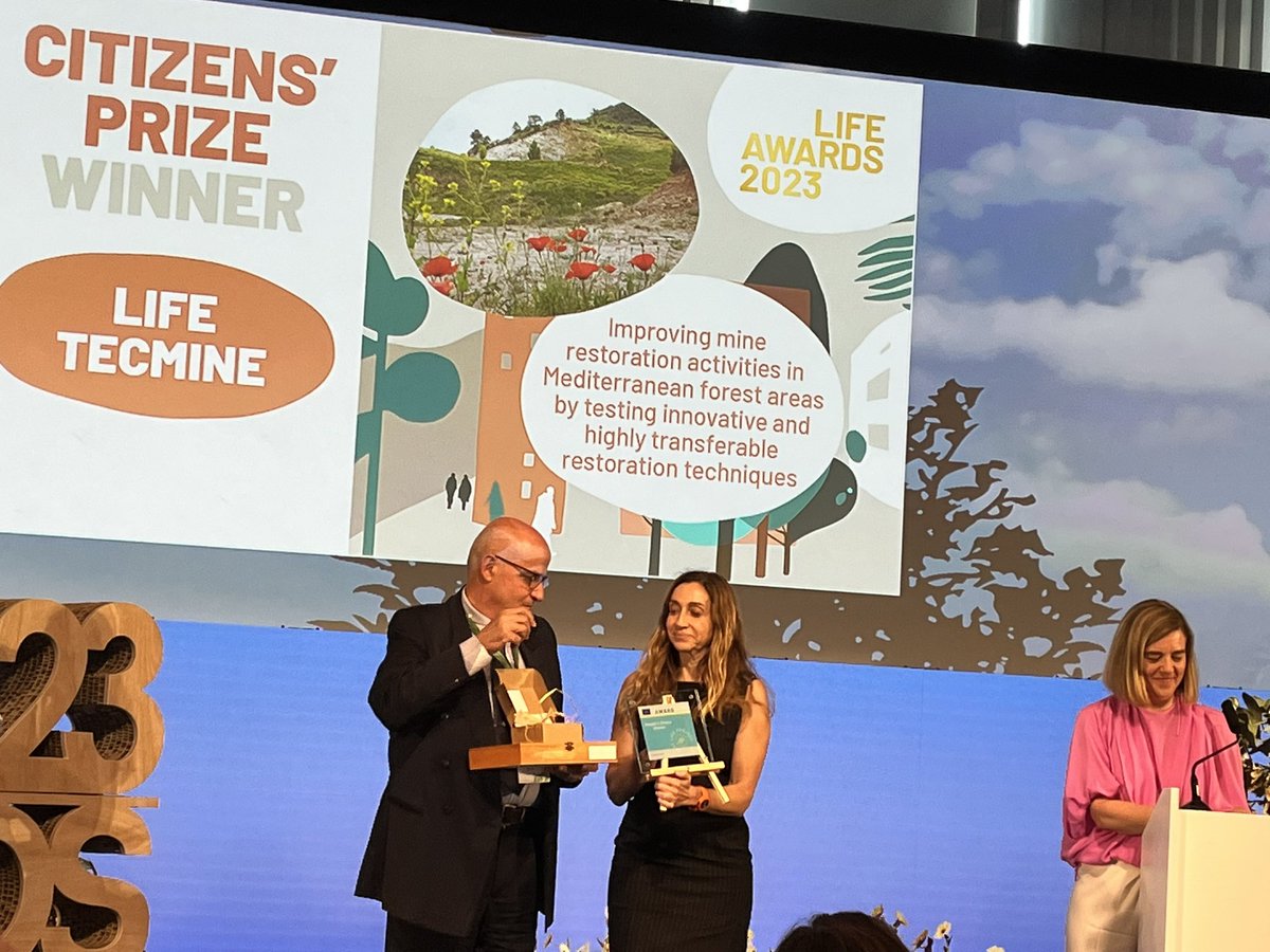 Thousands of Europeans citizens voted for @LIFETECMINE as the best project for the #LIFEAwards23.