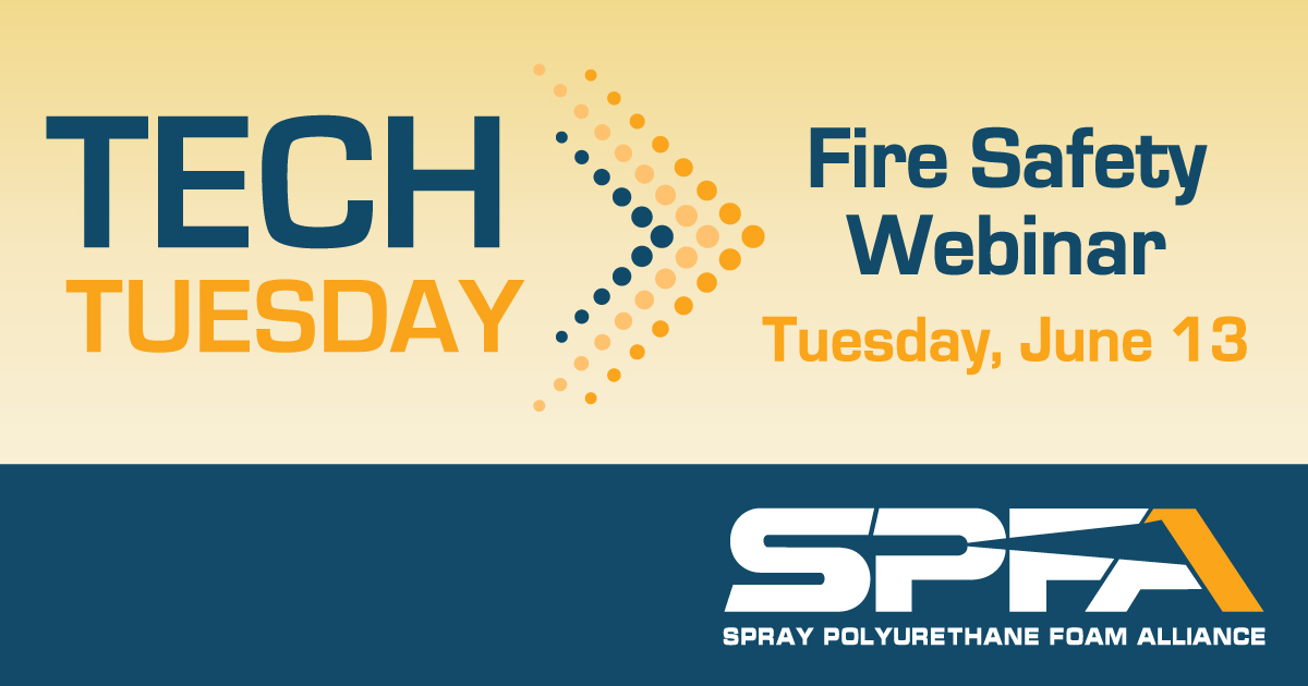 This month SPFA is officially launching Tech Tuesdays! On the second Tuesday of each month, we will host educational webinars for contractors. The first, on Fire Safety, will be on June 13th! Don’t miss this - sign up here! #TechTuesdays register.gotowebinar.com/register/82544…