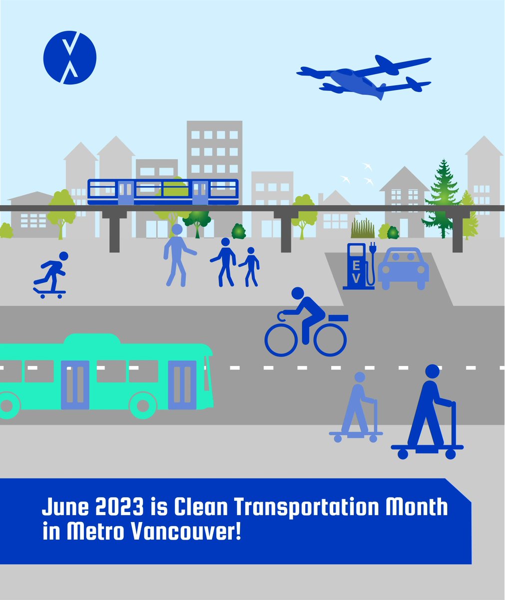 InBCInvestment's tweet image. June is #CleanTransportationMonth in Metro #Vancouver. With events across the region, you can celebrate local innovations to reduce GHG emissions, reimagine the transportation experience and engage with global leaders. Join the movement: ow.ly/Q55f50OyXPW