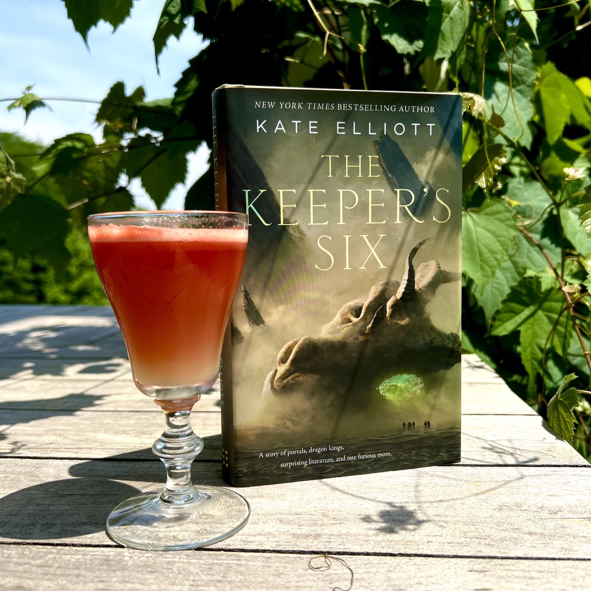 NEW VIDEO ALERT! Today on Bar Cart Bookshelf we're talking about THE KEEPER’S SIX by Kate Elliott. A  novella of motherhood, leftist organizing, Jewish mysticism &amp; gangster dragons, this book is deliciously layered. Our drink, the Hex, is a sour for summer between realms.