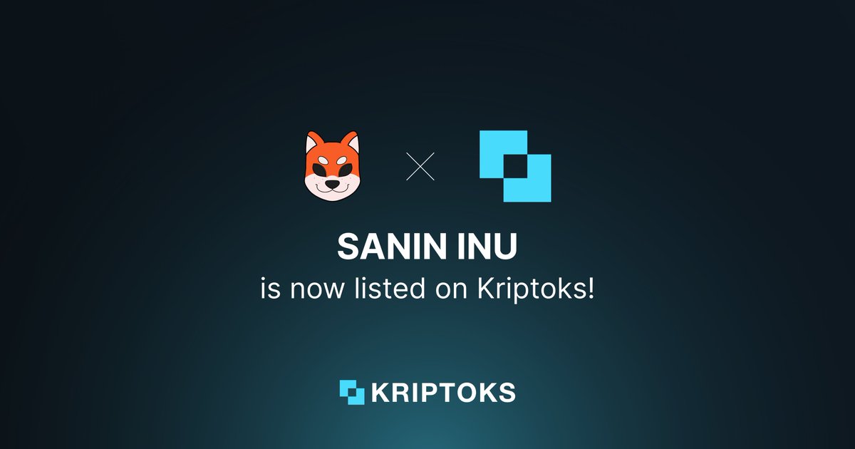 Crypto enthusiasts, get ready for some exciting news! 🚨

We are delighted to introduce the newest addition to our ever-growing lineup on Kriptoks.com the incredible <a href="/SANININU/">SANIN - The SHIBA INU Killer</a>! 🔥

Stay tuned for more updates! 🔽
kriptoks.com/asset/sanin-inu