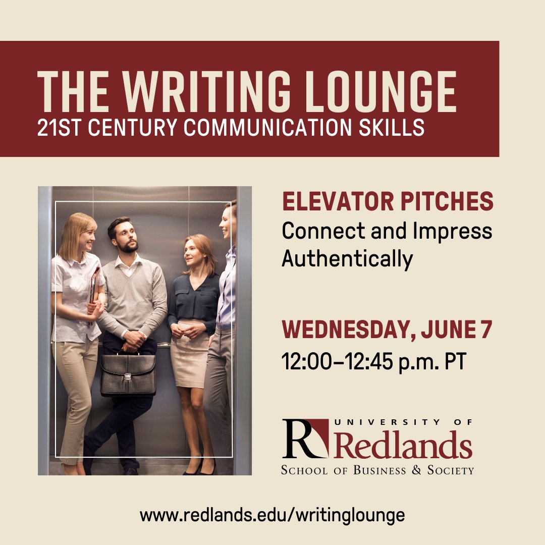 University of Redlands Business & Society tweet media