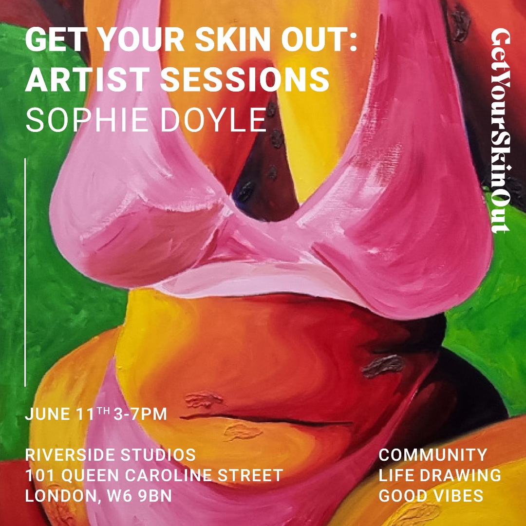 We're proud to launch a new community workshop series, "Get Your Skin Out: Artist Sessions". We're collaborating with London-based artist Sophie Doyle for the first in the series on 11 June.  

🔗 Find out more: riversidestudios.co.uk/see-and-do/get…

<a href="/GetYourSkinOut/">GetYourSkinOut</a> 
#getyourskinout moment!