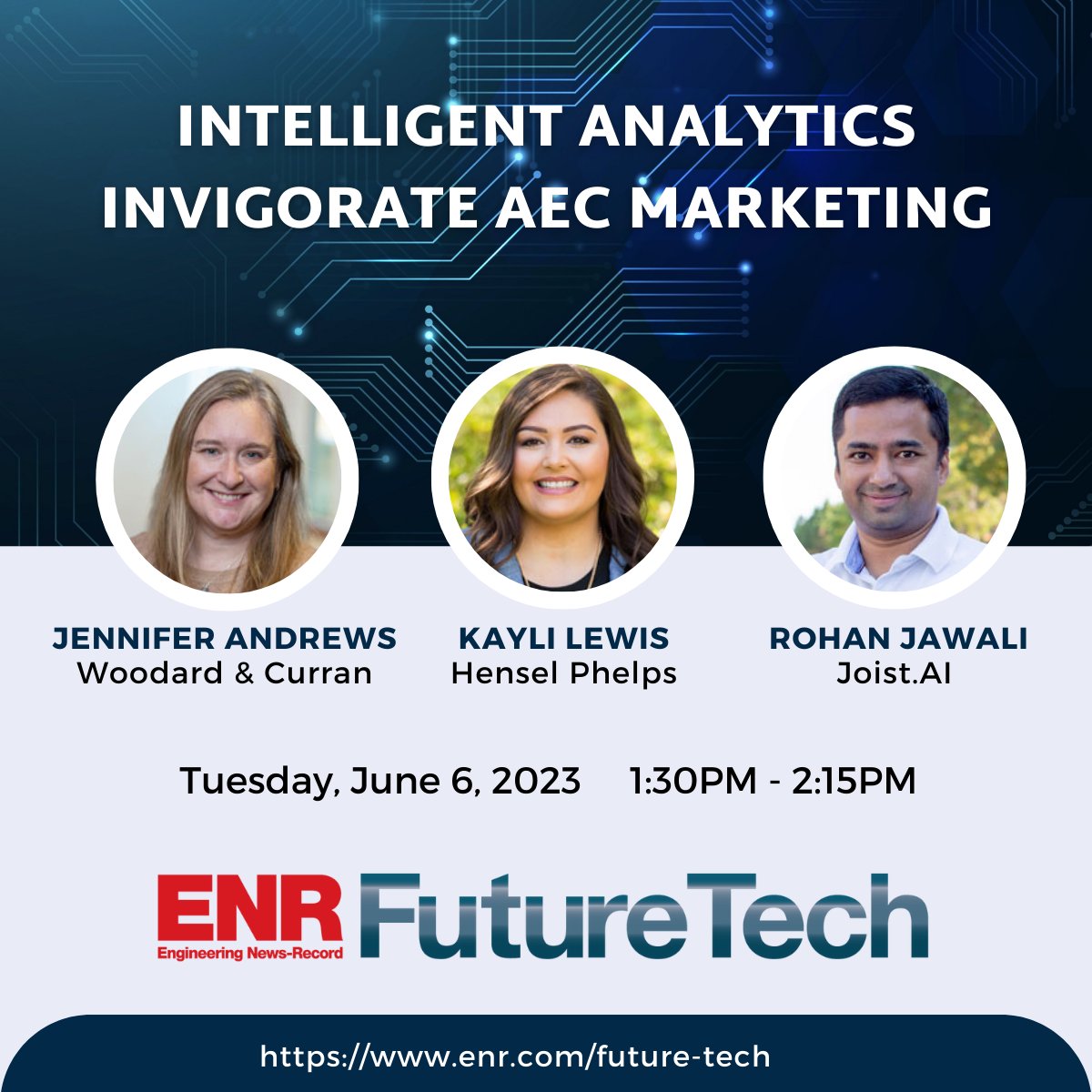 KantivHQ's tweet photo. Join Founder and CEO of https://t.co/S270KiWV0K Rohan Jawali, alongside partners and clients @HenselPhelps and @woodardcurran, as they discuss Intelligent Analytics Invigorate AEC Marketing at @ENRnews FutureTech.
#ENRtech #AI #AEC #constructiontech https://t.co/jyAx0peoIu