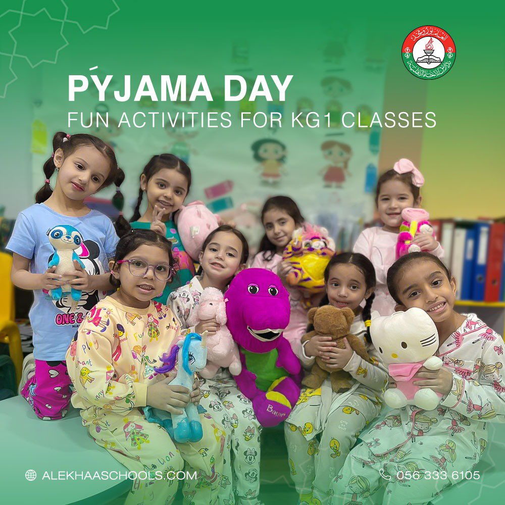 PYJAMA DAY 🤩
fun activities for KG1 classes

#Ekhaa_school #Jeddah_education #jeddahschools