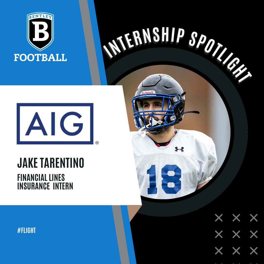 Our 3rd Internship Spotlight of the summer goes out to Gr. WR Jake Tarentino. Jake is working for 𝘼𝙄𝙂 in NYC as a 𝙁𝙞𝙣𝙖𝙣𝙘𝙞𝙖𝙡 𝙇𝙞𝙣𝙚𝙨 𝙄𝙣𝙨𝙪𝙧𝙖𝙣𝙘𝙚 𝙄𝙣𝙩𝙚𝙧𝙣.  Congrats,
@Jake_Tarentino!    

#FLIGHT #BeAForce