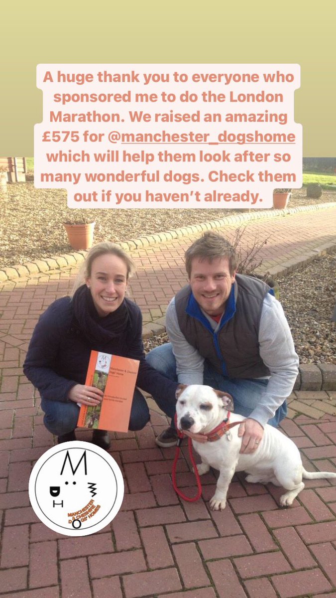 Thank you so much to everyone who sponsored me to run the London Marathon. It was truly amazing and we raised £634 for <a href="/MakeAWishUK/">Make-A-Wish UK</a> and £575 for <a href="/manchdogs/">Manchester & Cheshire Dogs Home</a>. It’s so very much appreciated and will make a huge difference to both charities. 💙🐾