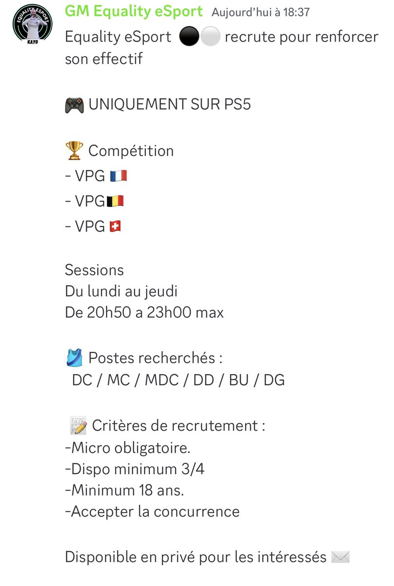 Equality eSport ⚽️ (@equality_esp) on Twitter photo 