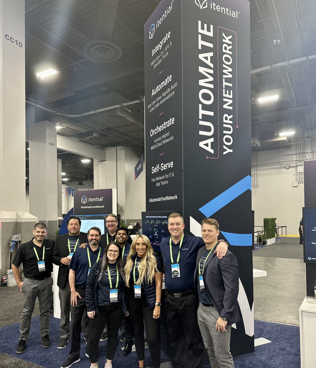 KristenHRachels's tweet image. Day 2. #CiscoLive 

#AutomateYourNetwork With @Itential