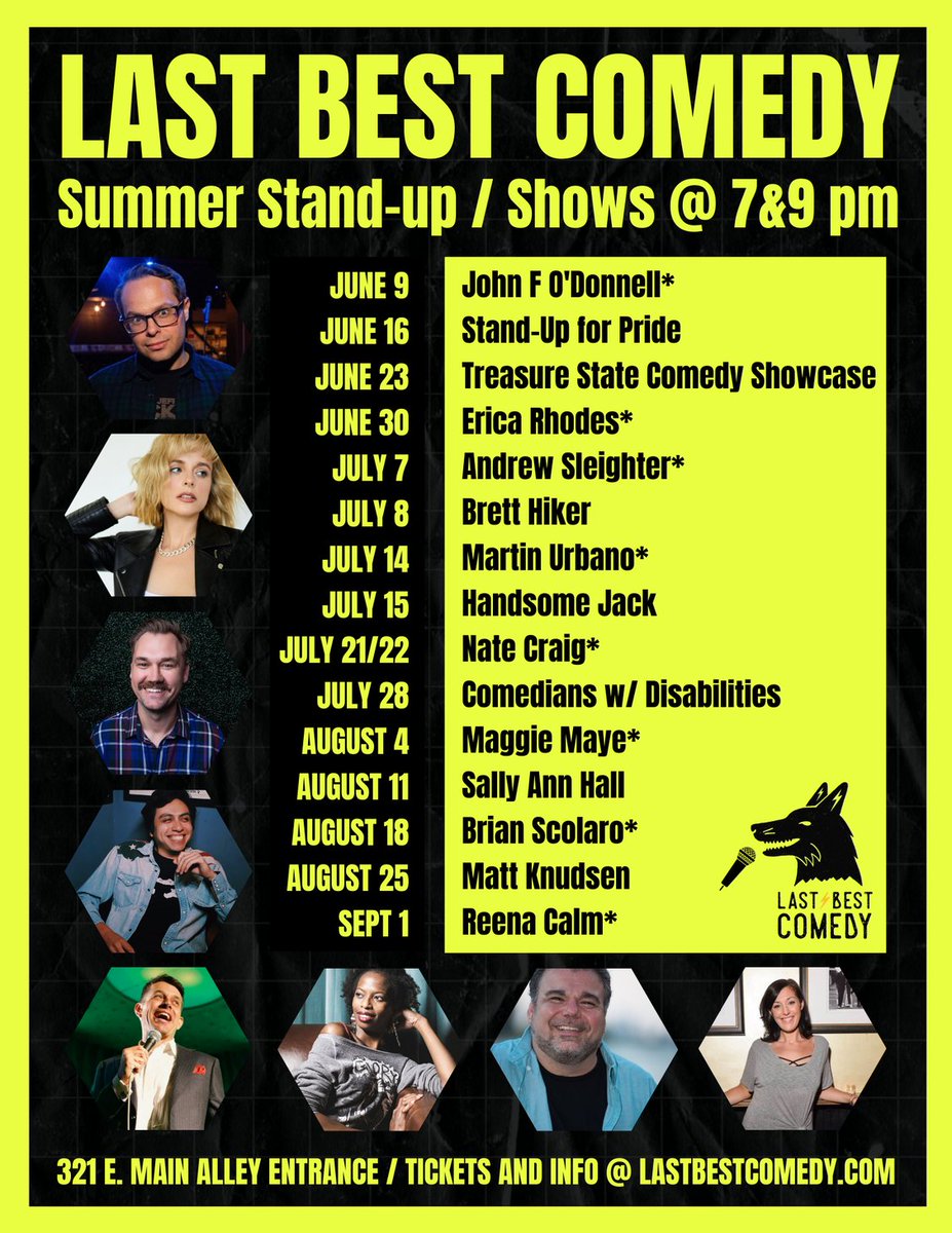 Stand-Up @ LBC this summer is 🤯🤯🤯

TIX @ lastbestcomedy.com