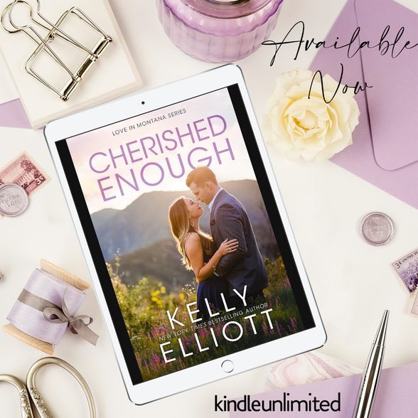 Cherished Enough by @author_kelly is LIVE!

Download today or read for FREE with Kindle Unlimited!
geni.us/CherishedEnough

#LoveInMontana #AuthorKellyElliott #ContemporaryRomance #RomanticSuspense #Friendstolovers #SmallTownRomance #ForcedProximity #CowboyRomance