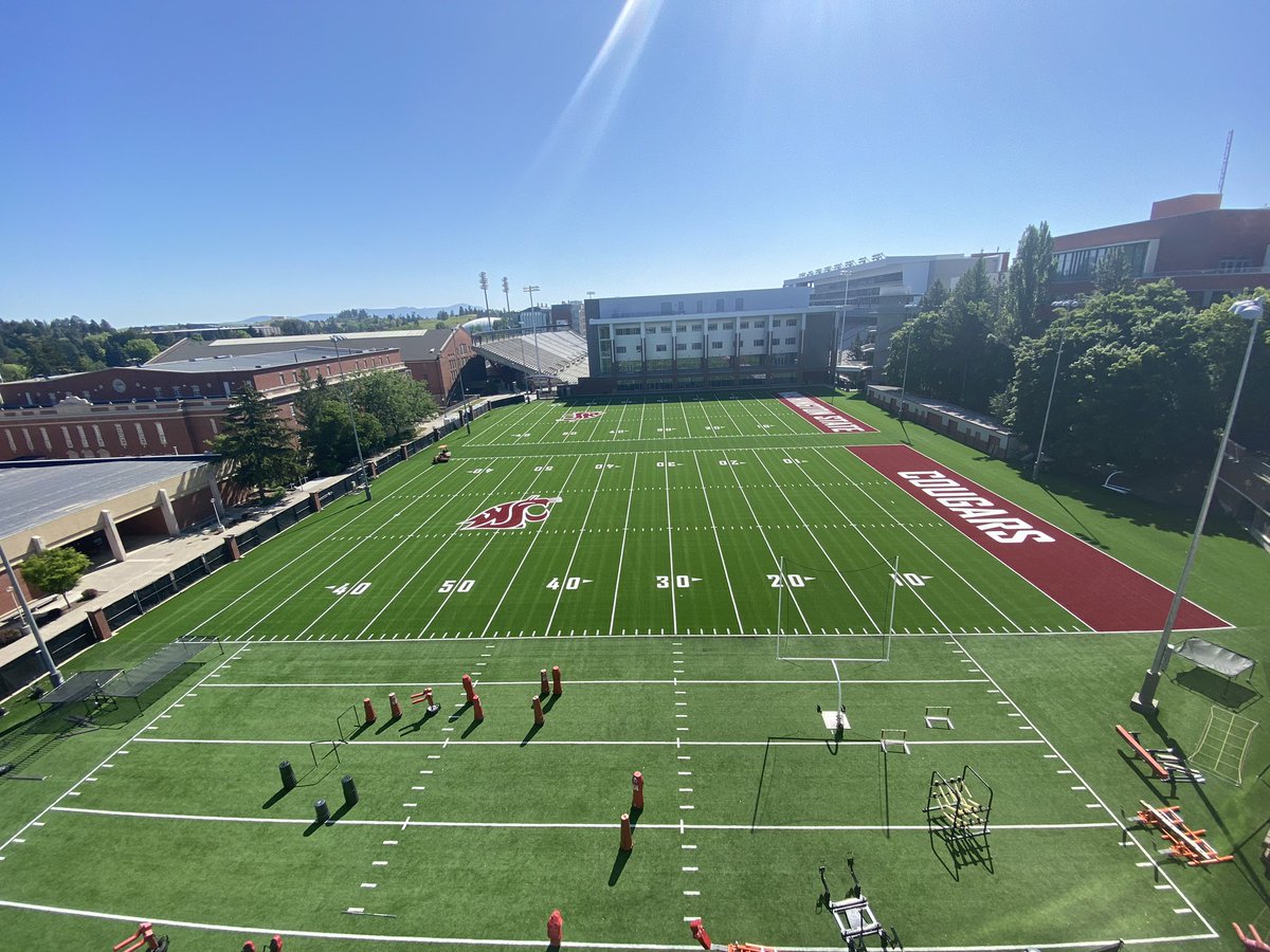 More @WSUCougarFB practice field pics! Thank you for allowing @AstroTurfUSA to be a part of the Coug family!