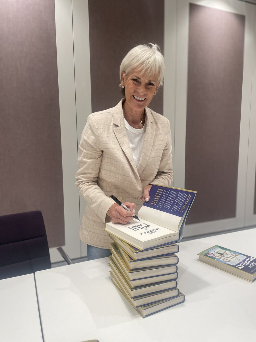 Charlotte Mursell (@charlo_murs) on Twitter photo Brilliant to have the wonderful <a href="/JudyMurray/">judy murray</a> in the office today signing copies of #TheWildCard - out on Thursday!
🎾👉🏼 amzn.eu/d/31ocBUY Brilliant to have the wonderful <a href="/JudyMurray/">judy murray</a> in the office today signing copies of #TheWildCard - out on Thursday!
🎾👉🏼 amzn.eu/d/31ocBUY