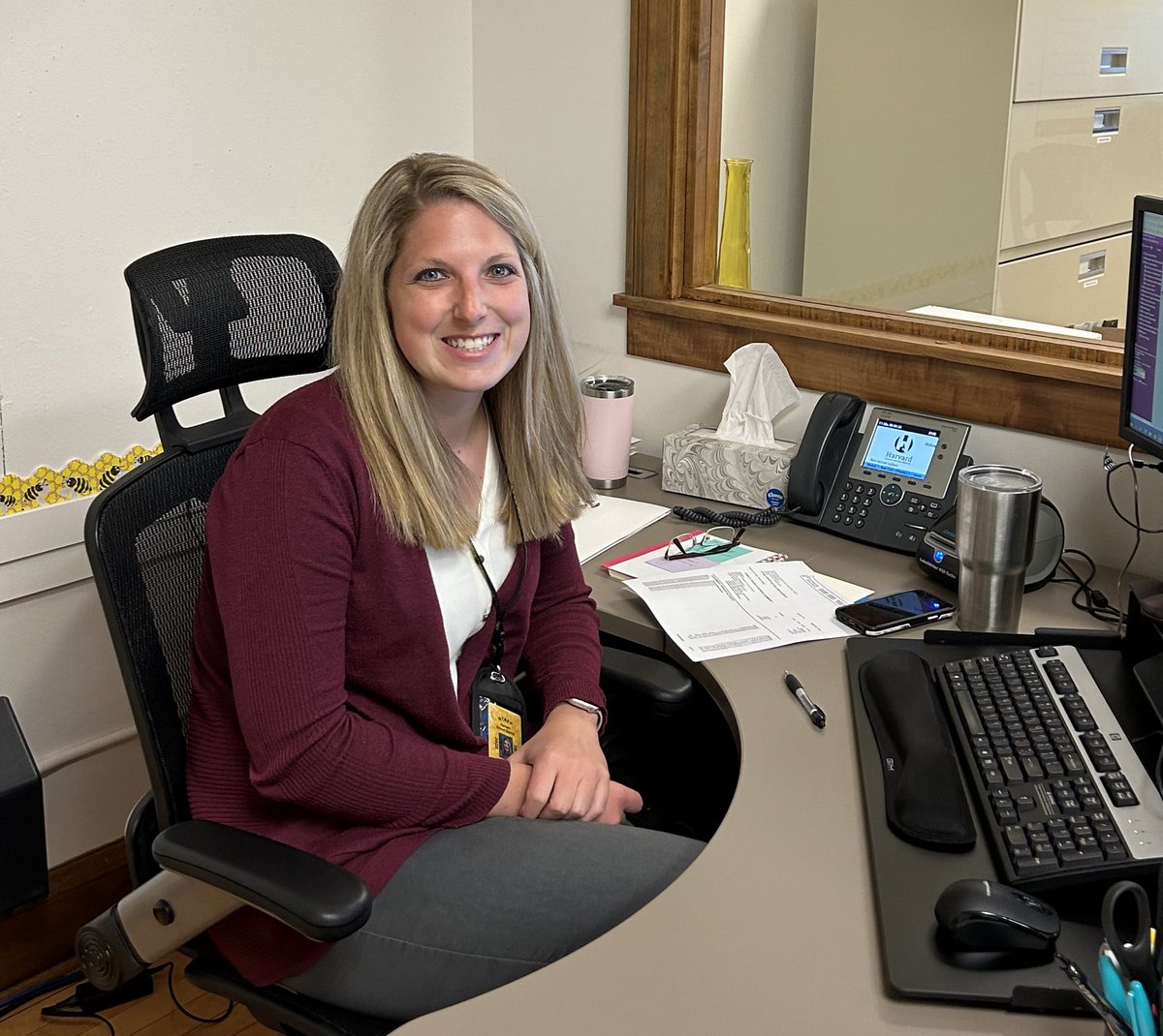 Please help me welcome Danielle Rudsinski to the Harvard CUSD 50 Business Office as our new Assistant Business Manager. She’s an amazing addition to #HarvardRising.   🐝