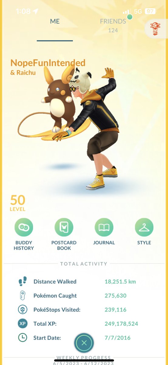 Sn3ak3r_Fr3ak3r's tweet image. I had this Mon &amp;amp; outfit already planned once I saw the pose .. the #StyleSavant of #PokemonGo never sleeps lol