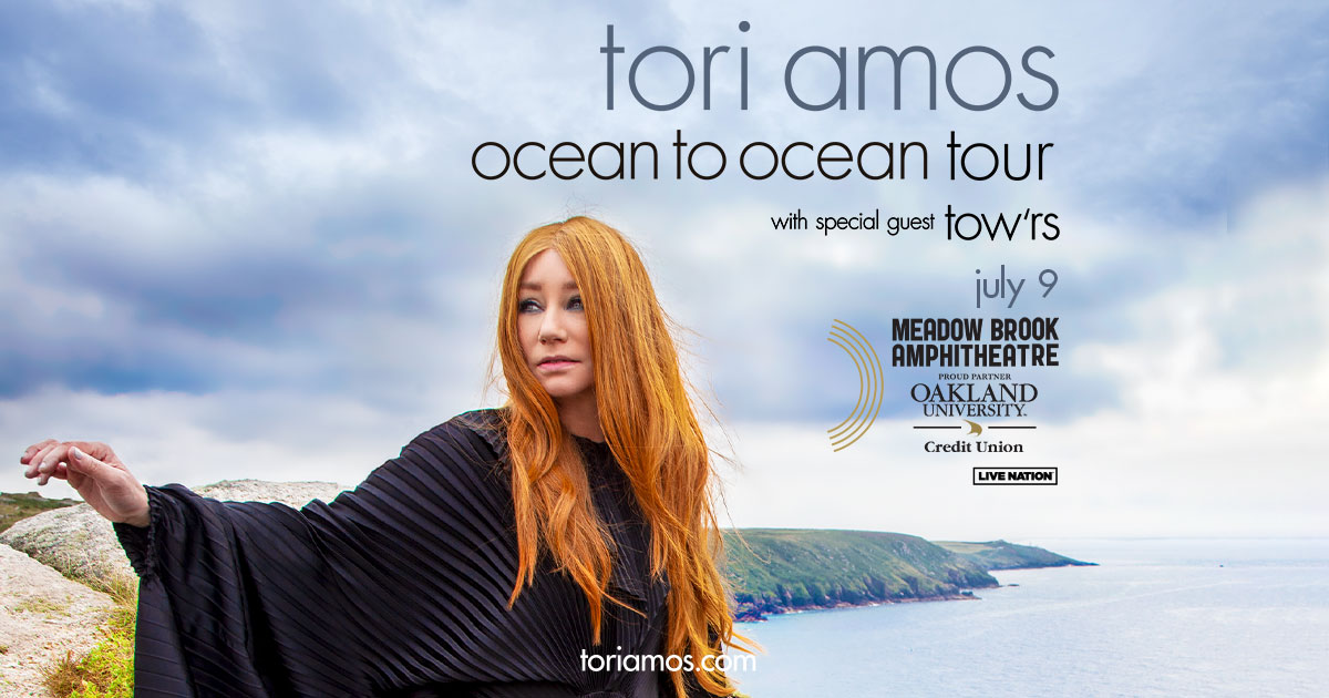 Meadow Brook Amphitheatre (@meadowbrookamp) on Twitter photo JUST IN: <a href="/towrsmusic/">Tow'rs</a> will open for musician, author and activist <a href="/toriamos/">tori amos</a> when she brings her Ocean to Ocean Tour to Meadow Brook Amphitheatre on Sunday, July 9. Tickets are on sale now!
🎟️: 313pres.co/ToriAmos2023 JUST IN: <a href="/towrsmusic/">Tow'rs</a> will open for musician, author and activist <a href="/toriamos/">tori amos</a> when she brings her Ocean to Ocean Tour to Meadow Brook Amphitheatre on Sunday, July 9. Tickets are on sale now!
🎟️: 313pres.co/ToriAmos2023