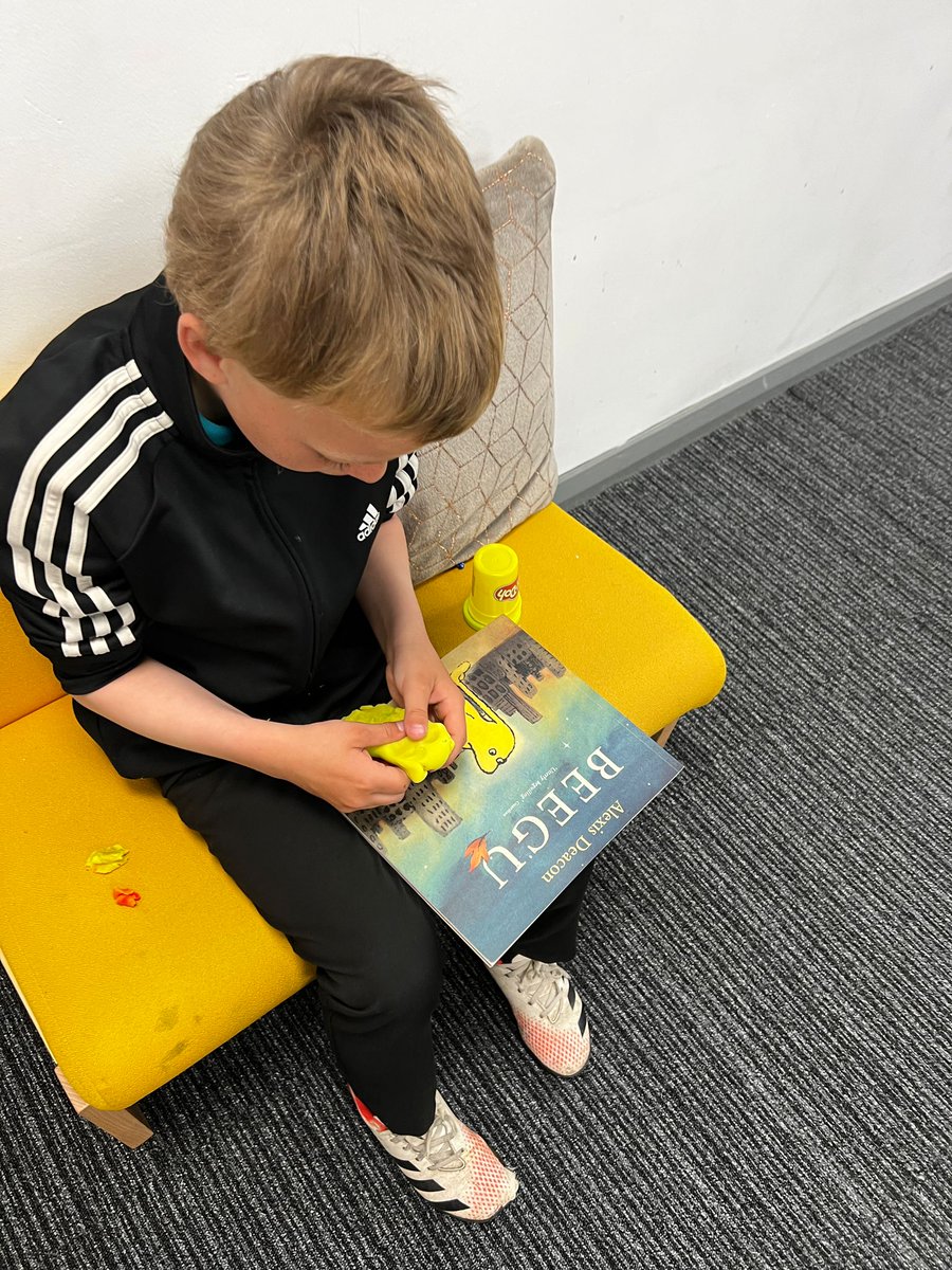 PhoenixHousePRU's tweet photo. In Literacy this term, Tokyo Class are reading BEEGU. In todays Literacy lesson, students created their very own BEEGU using play doh #creativity #perseverance #thisisAP https://t.co/4LrPO7EYKC