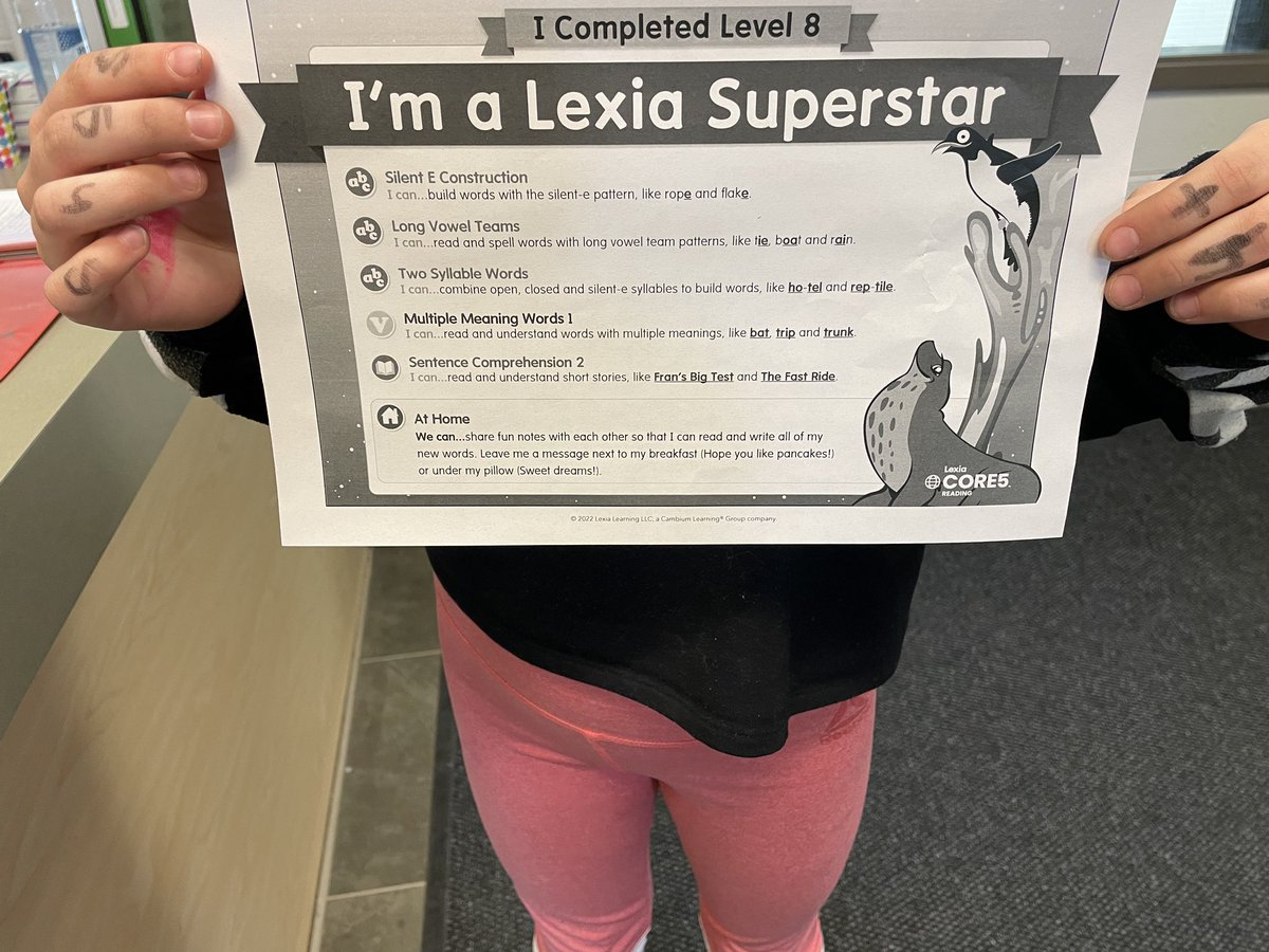 Another level up! Our students are working hard all the way until the end!