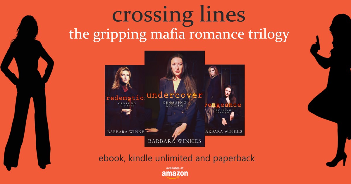 @skyekilaen Happy #promoLGBTQIA Day! For today, here's my sapphic mafia romance trilogy Crossing Lines. Available in ebook, KU & Paperback here: amazon.com/dp/B09WSY32LC