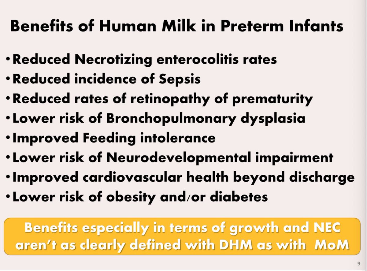 GOLDNeonatal's tweet image. Comparing human milk to formula for #preterm babies. A.EL-Khuffash #GOLDNeonatal2023 #GOLDLearning #IAMGOLD #neonatal #NICU #NICUbaby #NICUnurse #preemie #prematurity #PretermInfant #breastfeeding #HumanMilk #DonorMilk #MilkBank #IBCLC #nurse #NeonatalHealth