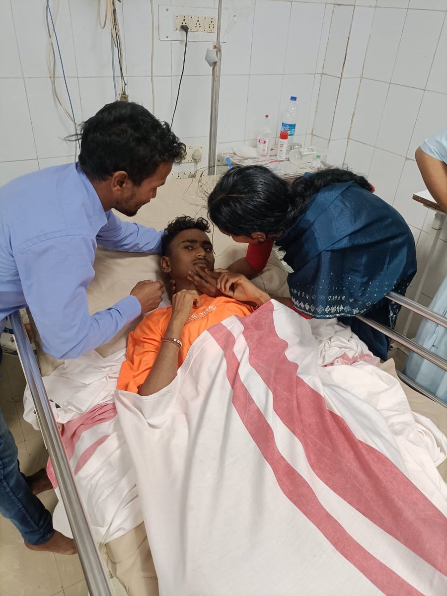 Emotional moment for us that a 15 year boy from Nepal Ramanand Paswan who was a victim of Baleswar Train tragedy got his parents miraculously.He is indeed from Nepal and most of the info he have was correct. Our help desk contacted and arranged for them to come.