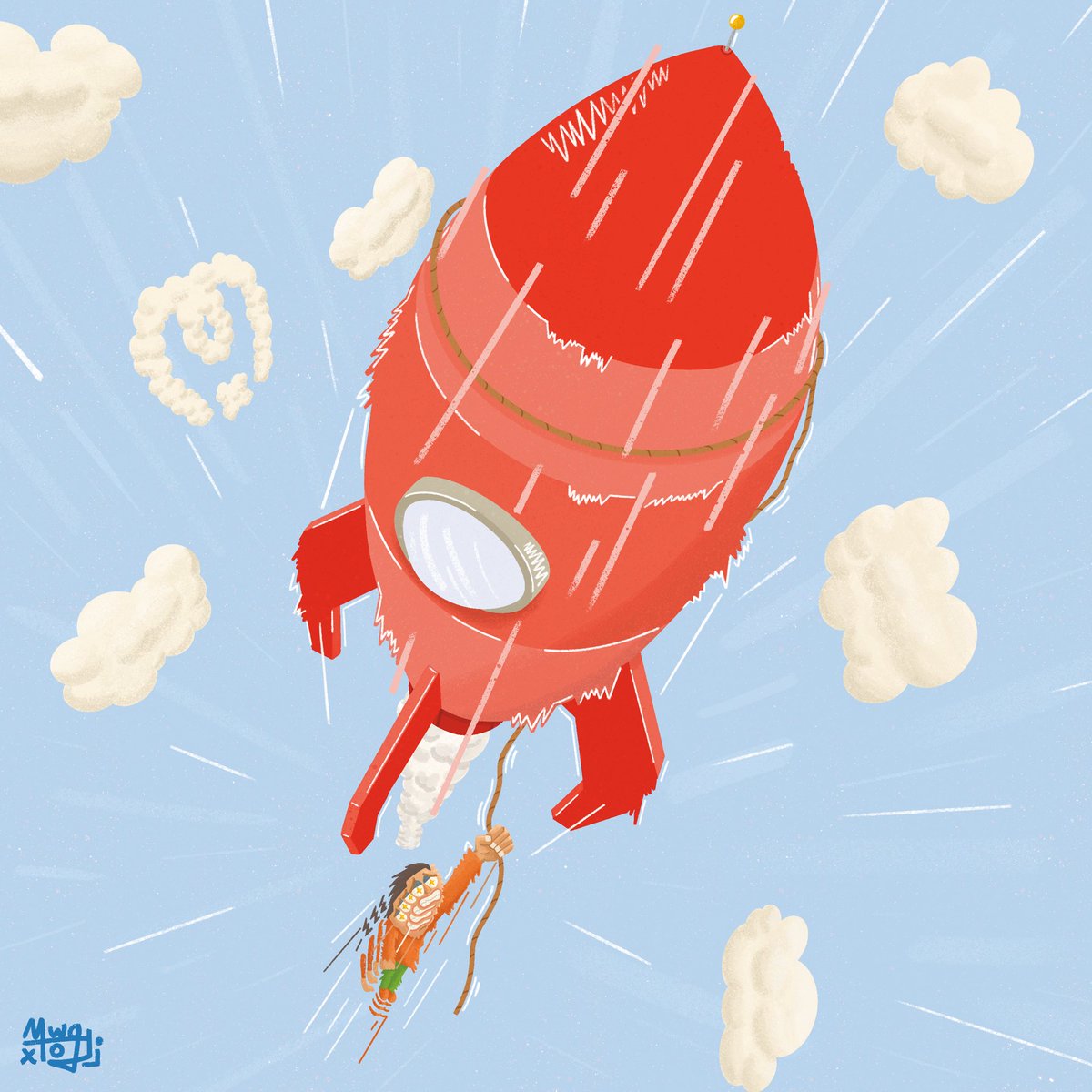 mowglidot's tweet photo. Rocket Power! 🚀🌁 https://t.co/1JzTxgs4jN