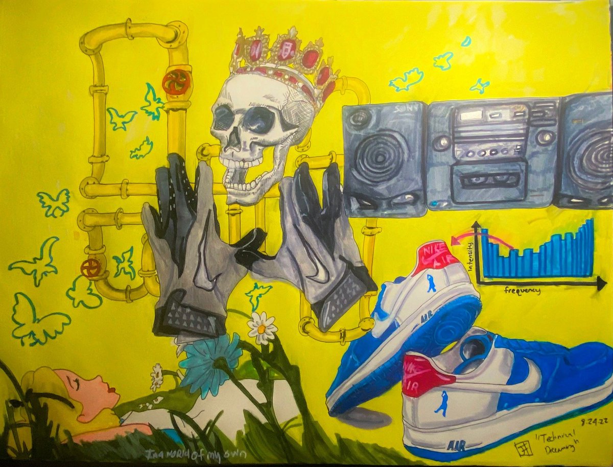 18” x 24”

TECHNICAL DREAMING

By

Jaevonn Harris
#art #illustration #surrealism #contemporaryart #radio #rasheedwallace #popart #nike #doves #contemporaryartworks #artillustration #artmuseum