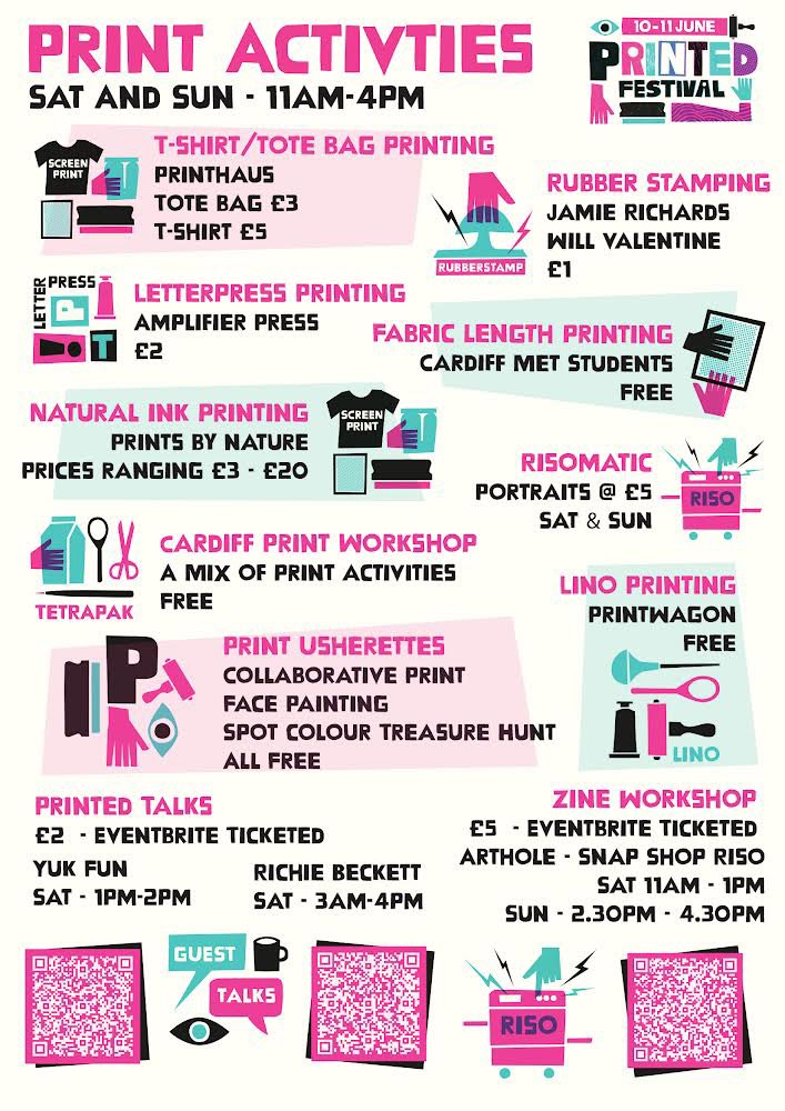 This weekend <a href="/chaptertweets/">Chapter Arts Centre</a>! Come one, come all and get stuck into a weekend of print fun! ✨

More updates and info on our Instagram account instagram.com/printed_festiv…