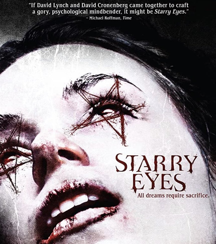 Checking out this recommendation by @RobCady1 and @brokehorrorfan on Tubi #StarryEyes #horrormovie #horrortweet #horror #horrorfam