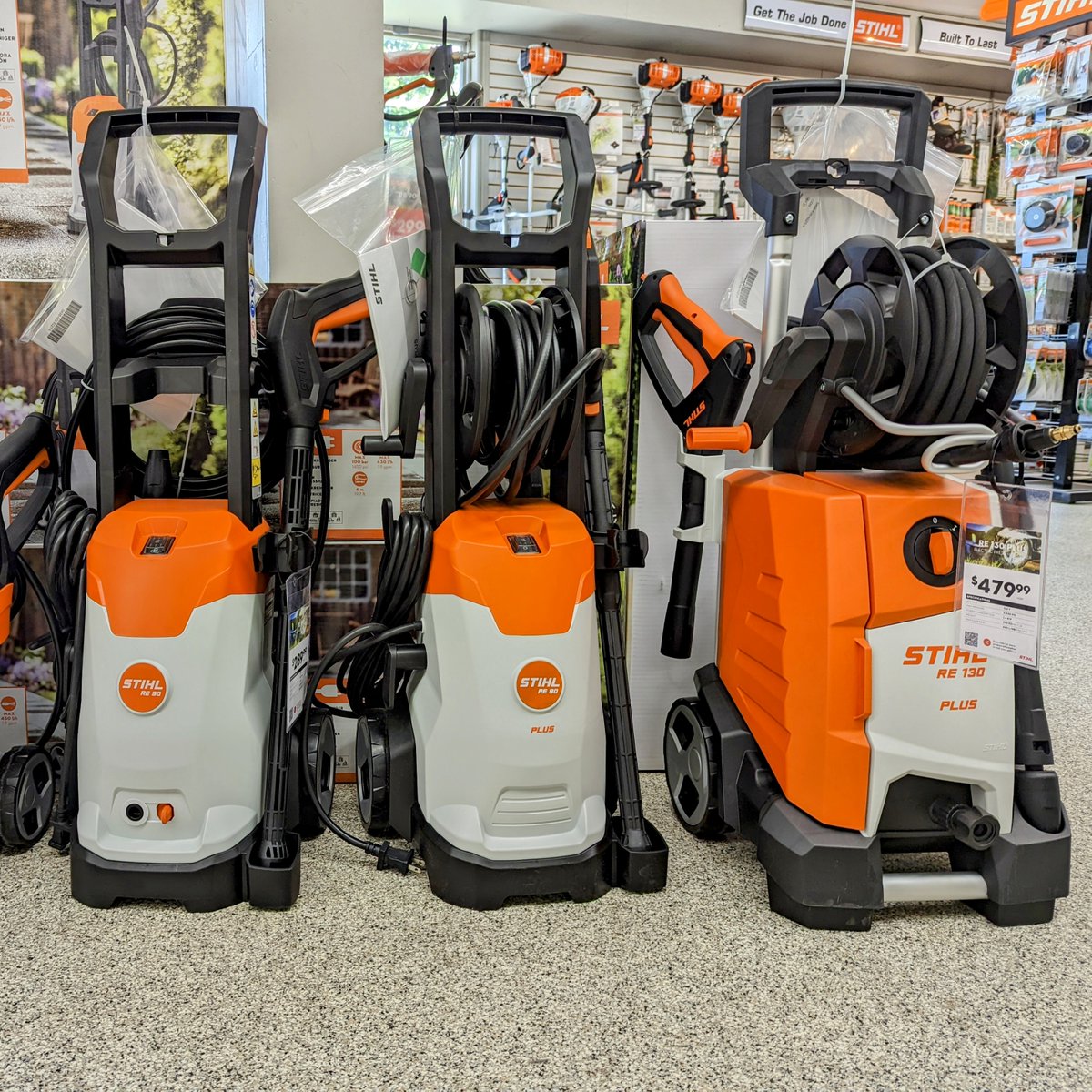 WJ_HEASLIP_LTD's tweet image. Powerful clean made easy with #STIHL Pressure Washers! Say goodbye to dirt and grime and hello to a sparkling clean space. 💦✨ #CleanSolutions #StihlPower