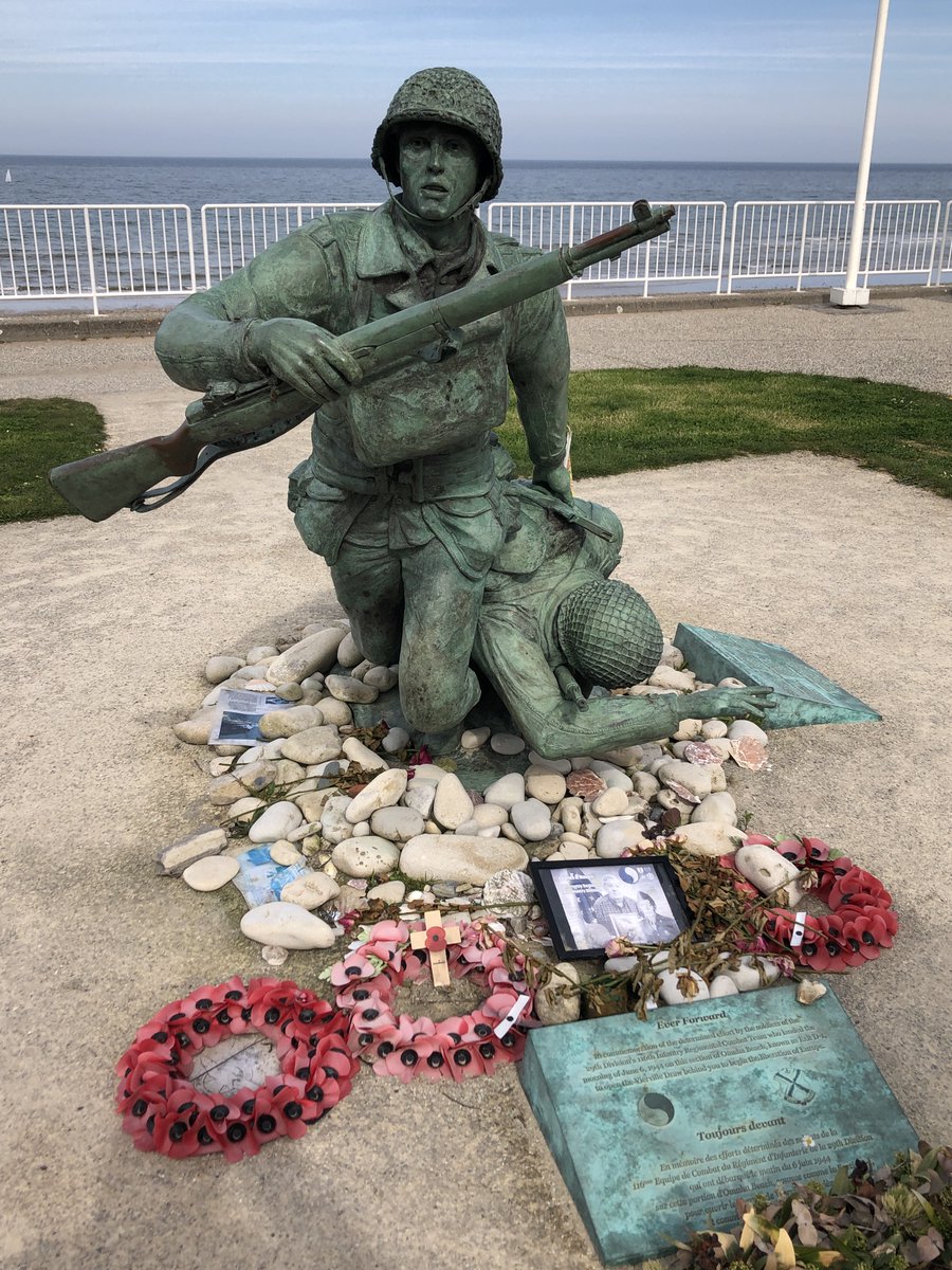 Omaha Beach, Normandy, France. 'Ever Forward'. In memory of 9,386 brave American souls who sacrificed their lives. #dday #normandyfrance #Everforward #79thanniversary