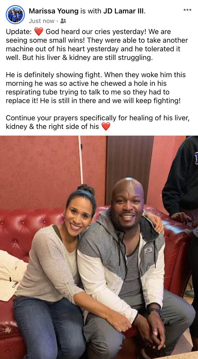 Your prayers for James are being heard!