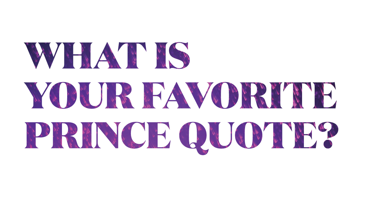 Prince tweet media