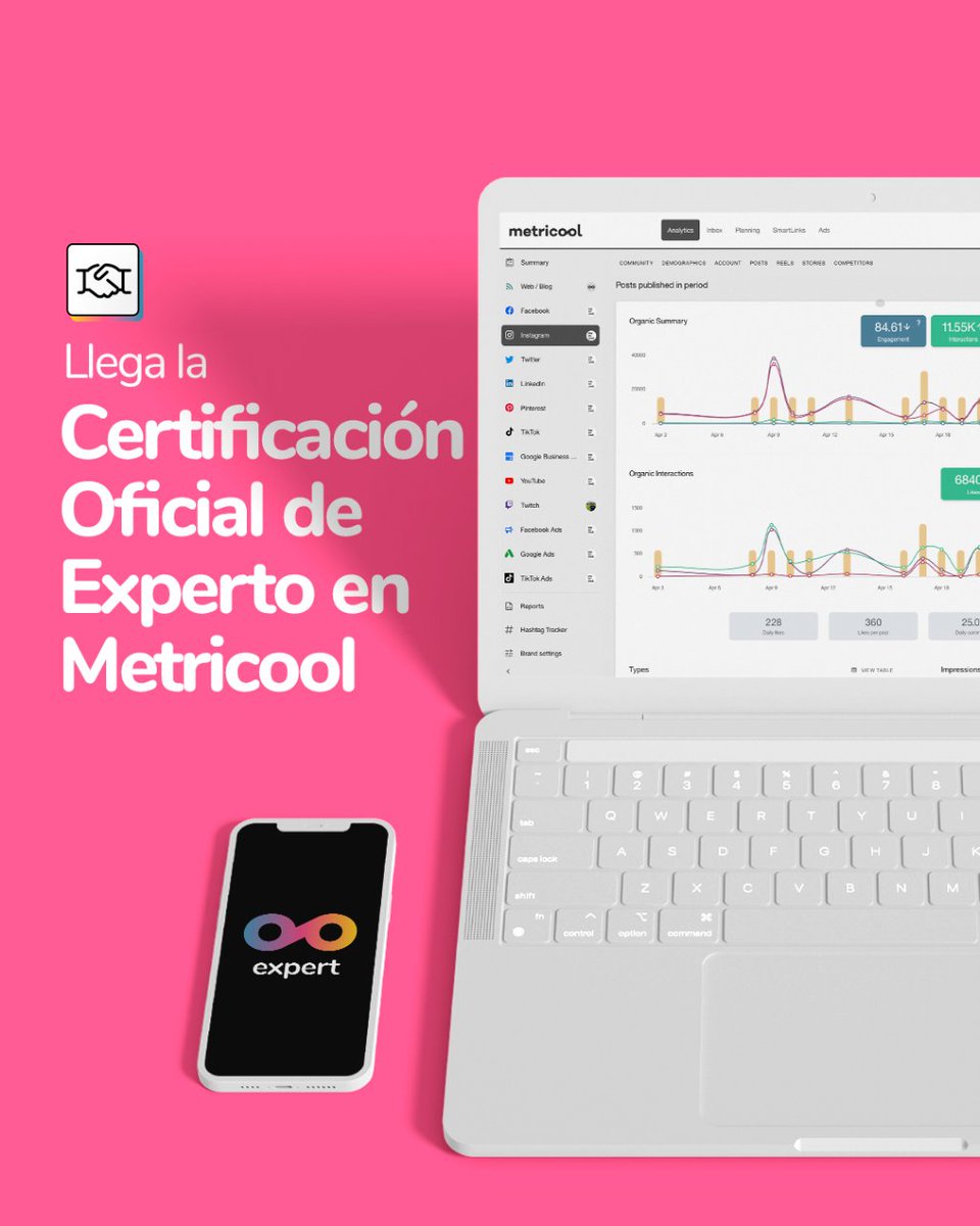 Metricool_es's tweet photo. Lanzamos la Certificación Oficial de Experto en Metricool. 🎓

🚀 Crece profesionalmente
🧠 Demuestra tus habilidades en análisis de redes
💡 Deja claro que la planificación es lo tuyo

Recibe la insignia oficial y conviértete en #MetricoolExpert:
👉 https://t.co/2DZBIhjdCN https://t.co/7GOWxP72k1