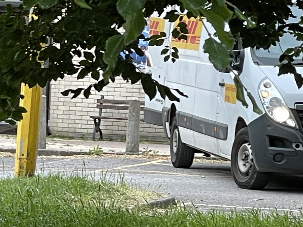 LisaHemley's tweet photo. @DHLParcelUK 

Your driver me blocked my car in a disabled bay whilst at a school!! He opened the rear door on my car and I asked him to close the door to which he told me to fuck off in front of my 10 year old daughter. 
Absolutely shocking !

Registration AJ19 VPZ https://t.co/k9bUTnoFoO