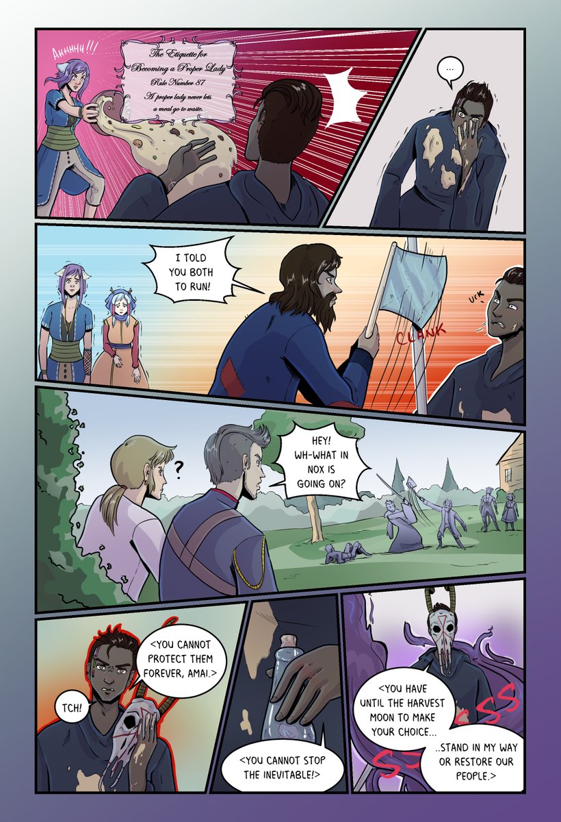 No soup for you!

Moxie page 141 is up: moxiecomic.com/comic/141/

#webcomic #webcomics #indiecomics