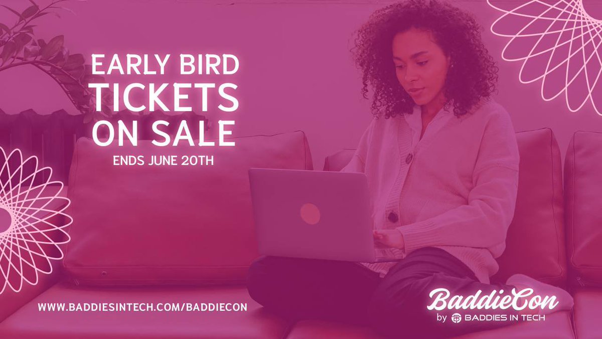 Hey Baddies 👩🏾‍💻💕

📣 Early Bird BaddieCon Passes are on SALE!📣

Secure your way into the only tech conference for black and brown for the LOW by grabbing a ticket below 👇🏾 

baddiesintech.com/product/early-…

#baddiesintech #womenintech #blacktechtwitter
