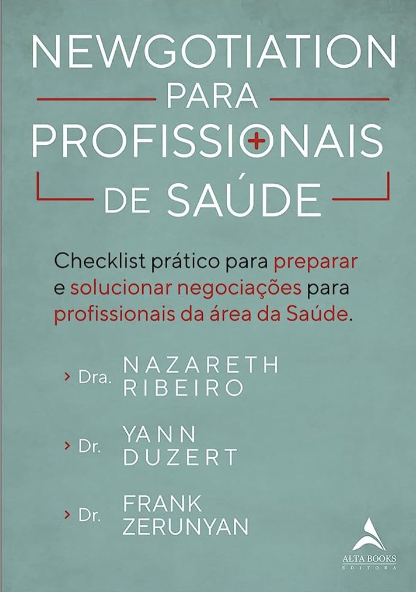 My 28th book. This one with co-authors FGV Prof Ribeiro and USC Prof Zerunyan, thank you for your great contribution. Thank you and congratulations <a href="/altabooks/">Editora Alta Books</a> for this fabulous collection of Negotiation.