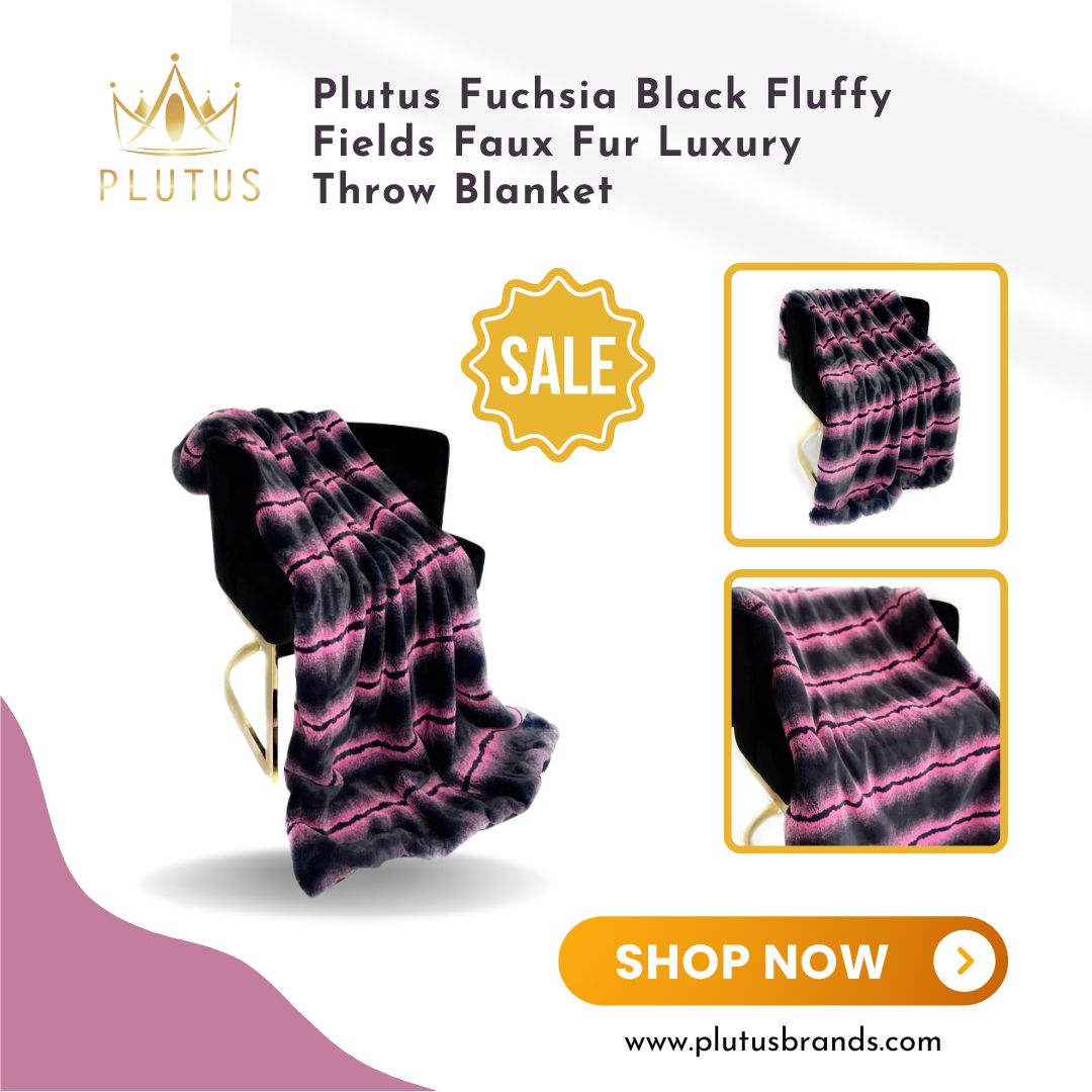 Wrap yourself in pure luxury with the Plutus Fuchsia Black Fluffy Fields Faux Fur Luxury Throw Blanket!

Experience unparalleled comfort and style with this plush blanket!
Shop it here now: bit.ly/45D3ajn  

#PlutusFuchsia #BlackFluffyFields #LuxuryThrowBlanket