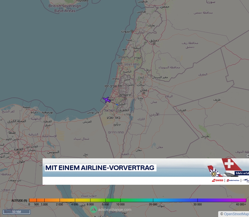 🇮🇱 Israeli Air Force ✈️ GLF5 ( Gulfstream Aerospace GV ) (676, #738A49) was just spotted over 🌍 Mediterranean Sea at ☁️ 33850 ft.

🔴 Live tracking:
global.adsbexchange.com/?icao=738A49

🖼️ by doppio.sh