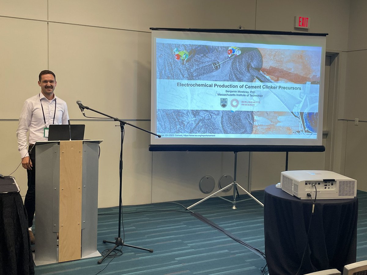 Congrats to Dr. @ben_mowbray, alumnus of our group, on being invited as a speaker at the Emerging Investigators Symposium at #CSC2023! 🎉 His presentation on #electrochemical production of cement clinker will undoubtedly foster great discussions. #cleanenergy #carbonconversion