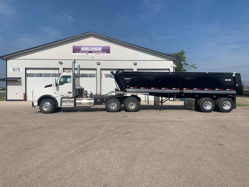 RichardWiebe204's tweet image. We would like to Thank Rockport Commercial on the purchase of this 2024 Canuck Trailers R3 2800 all steel tandem end dump. #quereltrailers #canucktrailers #enddump #graveltrailer #haulmore #everyhaul