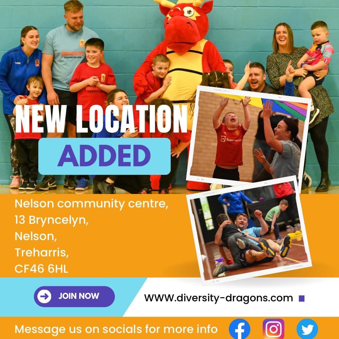 We are very, very excited to announce a new location ! 

Even more children enjoying our sessions 

To book on visit our website, navigate to the book now tab and find the Diversity Dragons Nelson session.

diversity-dragons.com

We can’t wait to see you there 💙🧡