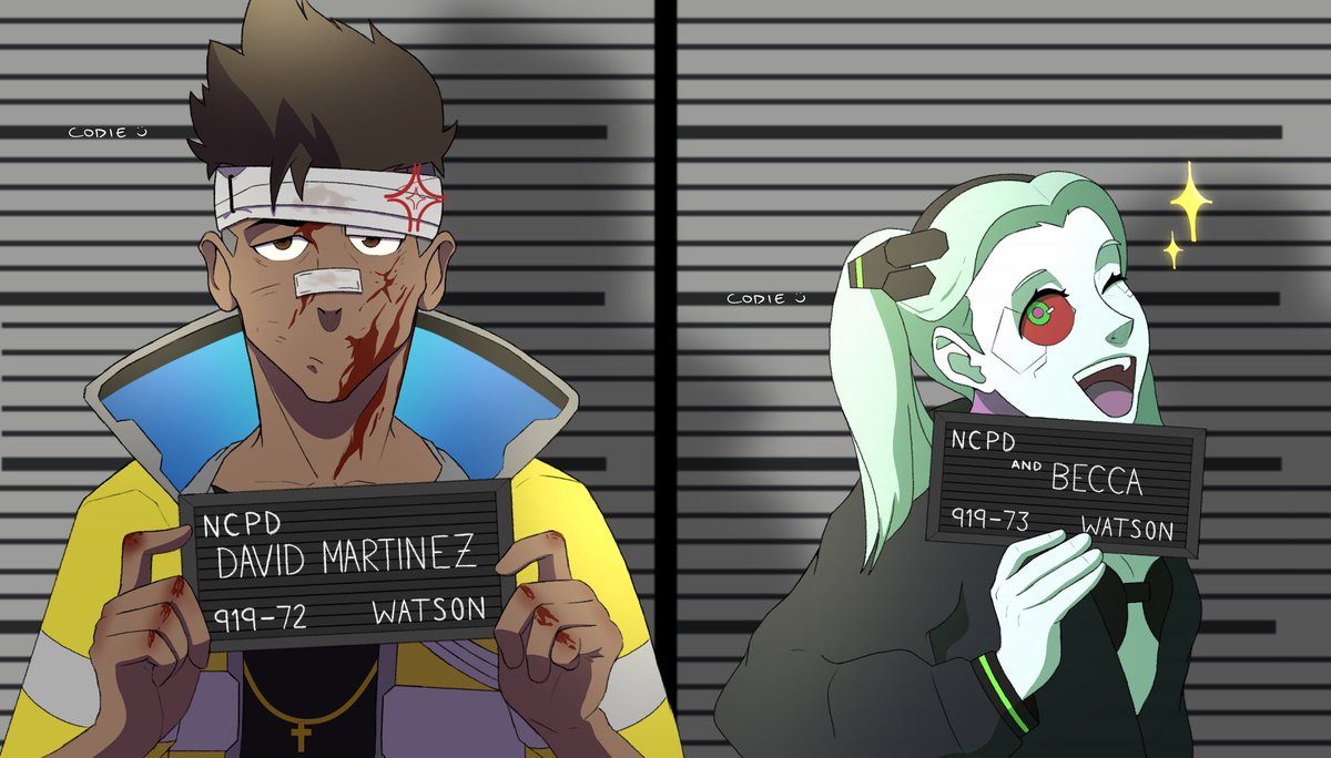 codiebraid's tweet image. so late to this but #CyberpunkEdgerunners #Cyberpunk2077